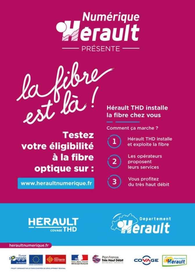 Des nouvelles de la fibre. – La Caunette